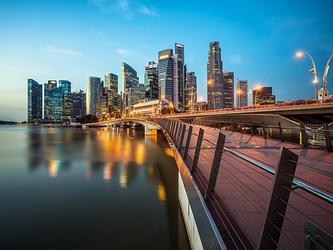 singapore view evening